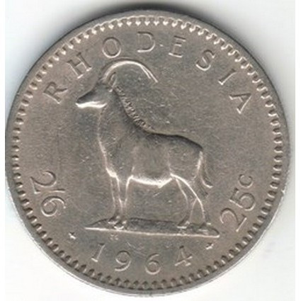 Родезія 21⁄269 року, 1964 рік Силіа II No1746, фото 1