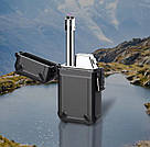 Водонепроникна подвійна електрична USB-запальничка Carbone KT6007906, фото 3