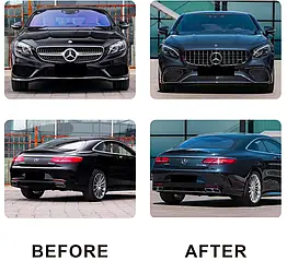 Комплект обвісів S65 AMG GBT для Mercedes S-class C217 Coupe Різні матеріали