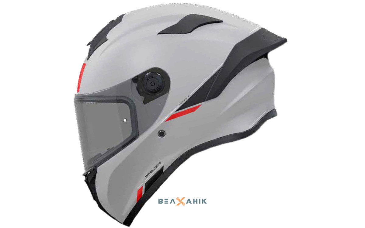 Шолом (інтеграл) MT Targo S Solid A12 Gloss Grey ECE2206 [S], фото 1