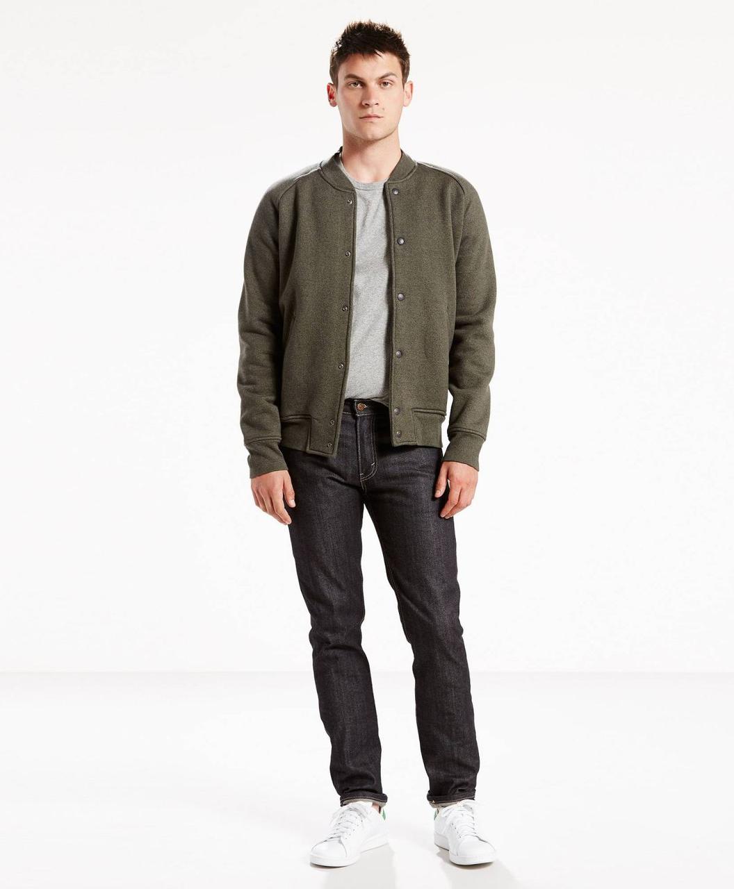 Вузькі чоловічі джинси Levi's 511 - Rigid Dragon W32 L34 Темно-синій (045110241)