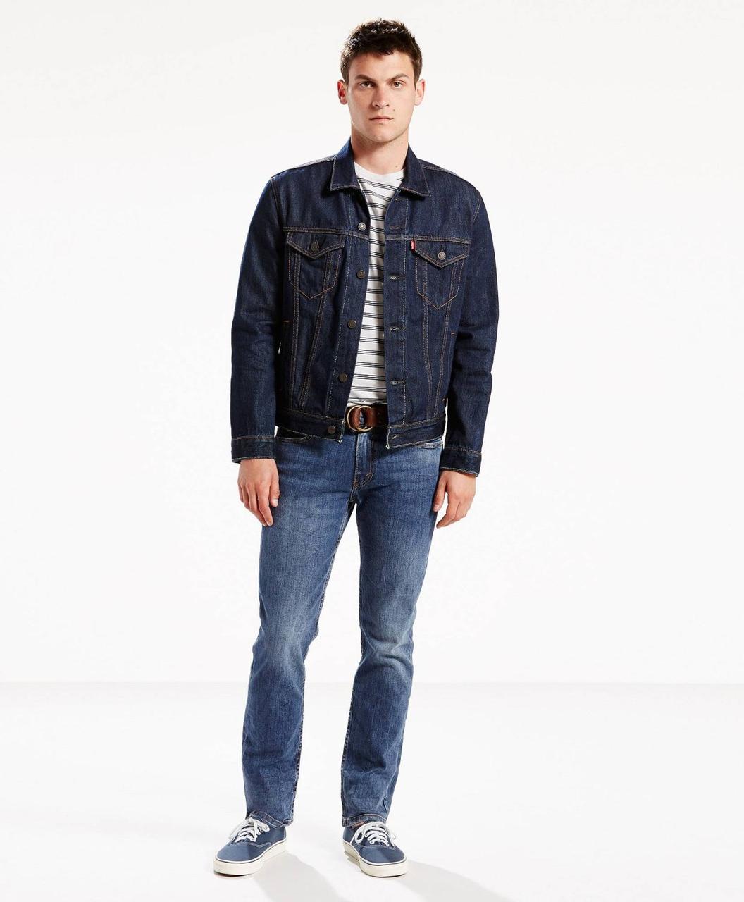 Чоловічі джинси Levi's 511 - Black Stone W33 L34 Синій (045111327), фото 1