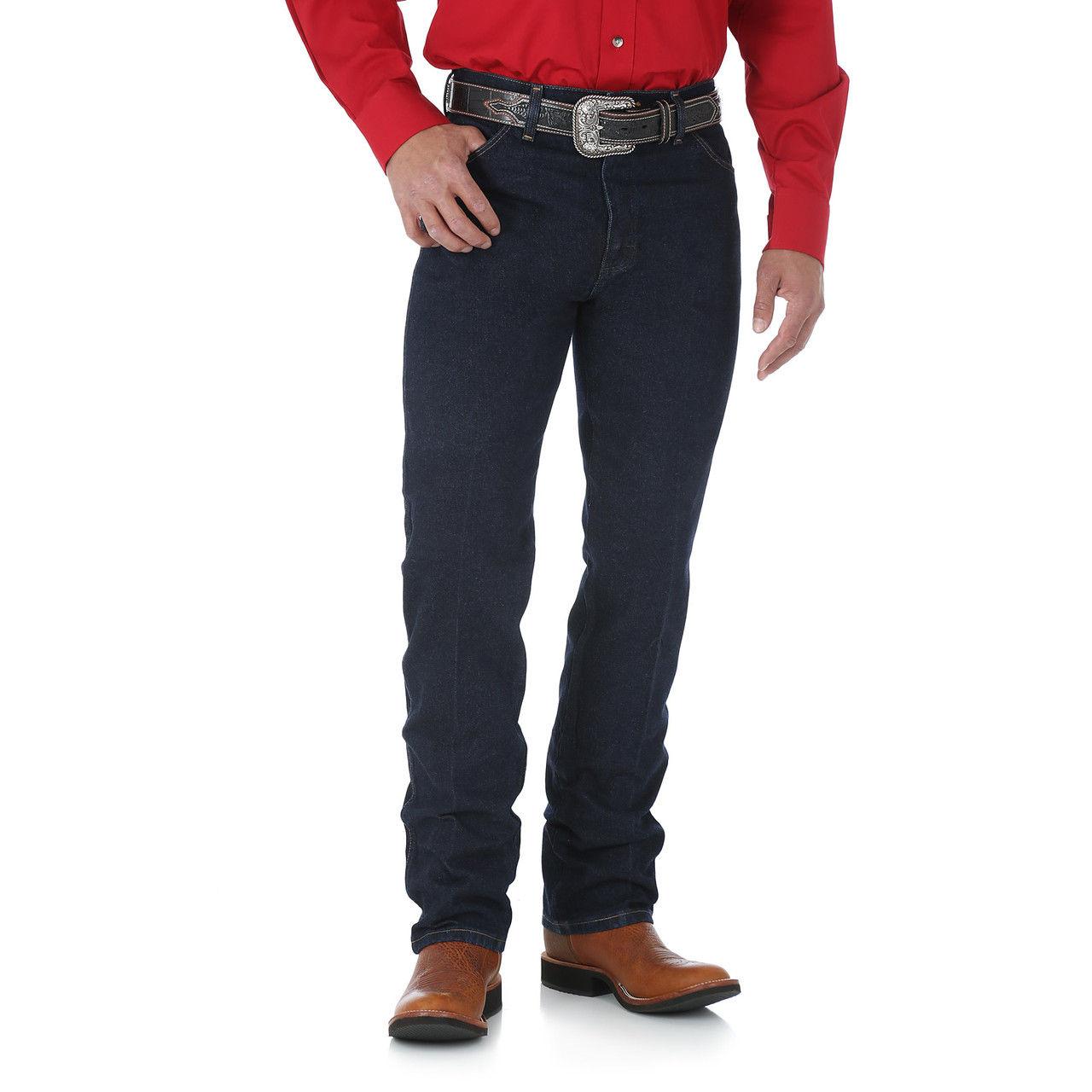 Джинси чоловічі Wrangler Original Fit - Dark Denim W32 L34 Темно-синій (13MSEDD)