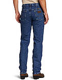 Вузькі чоловічі джинси Wrangler Premium Performance - Dark Stone W34 L32 Синій (36MWZDS), фото 2