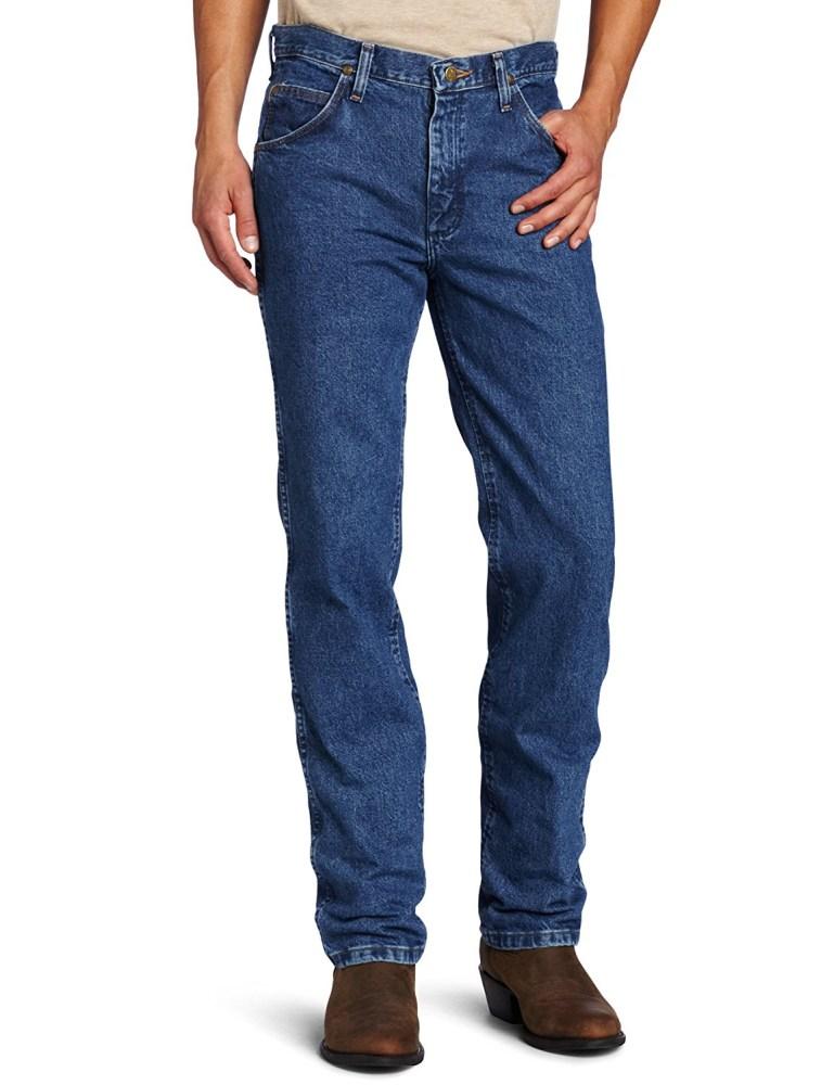 Вузькі чоловічі джинси Wrangler Premium Performance - Dark Stone W33 L34 Синій (36MWZDS)