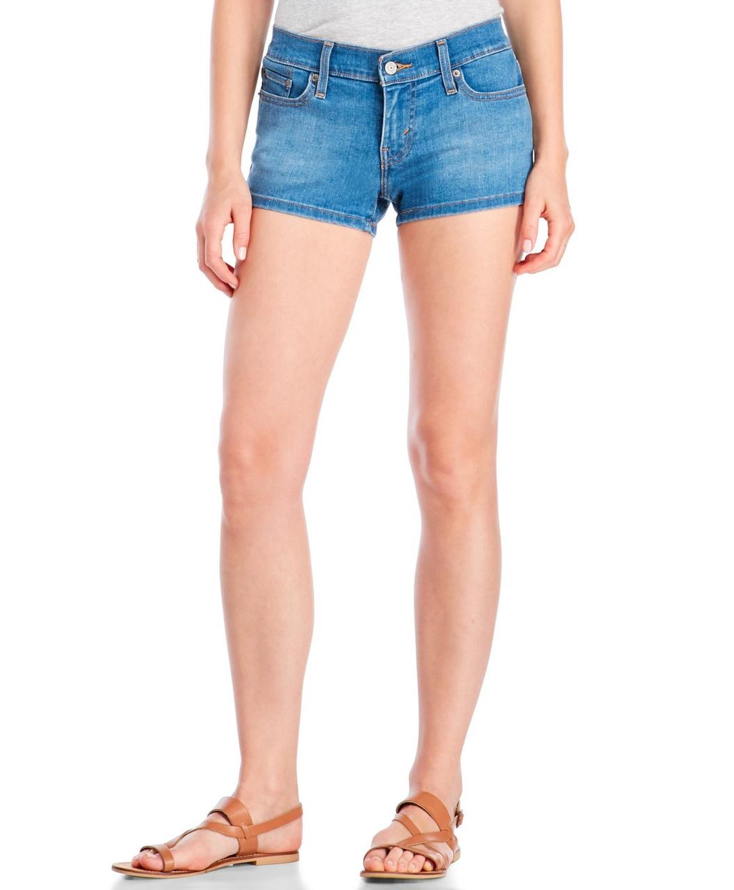 Жіночі шорти Levi's — Indigo Spirit W28 Блакитні (325630075)