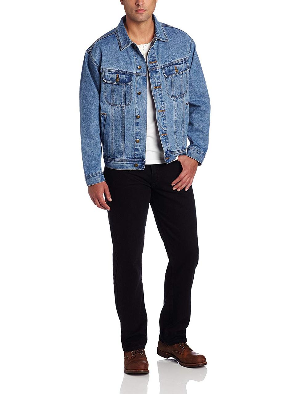 Джинсова куртка Wrangler – Vintage Denim M (MOJ30VI)