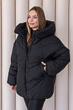 Жіноча зимова подовжена куртка Селін-2, фото 6