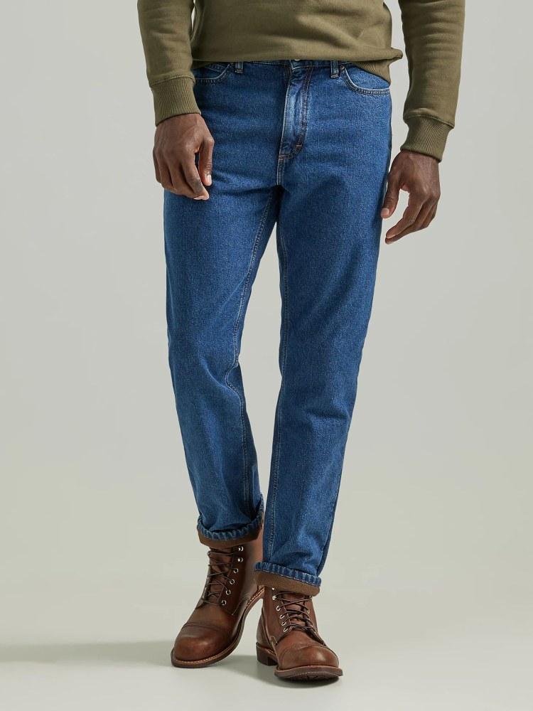 Зимові джинси Lee Legendary на підкладці – Dark Wash W30 L32 (112339286)