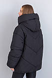 Жіноча зимова подовжена куртка Селін-2, фото 9