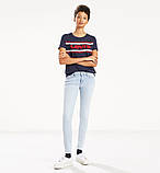 Жіночі джинси скінні Levi's 711 – Oriole W24 L30 Блакитні (188810275), фото 2