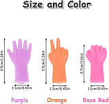 Заглушки силіконові на спиці маленьких розмірів, фото 2