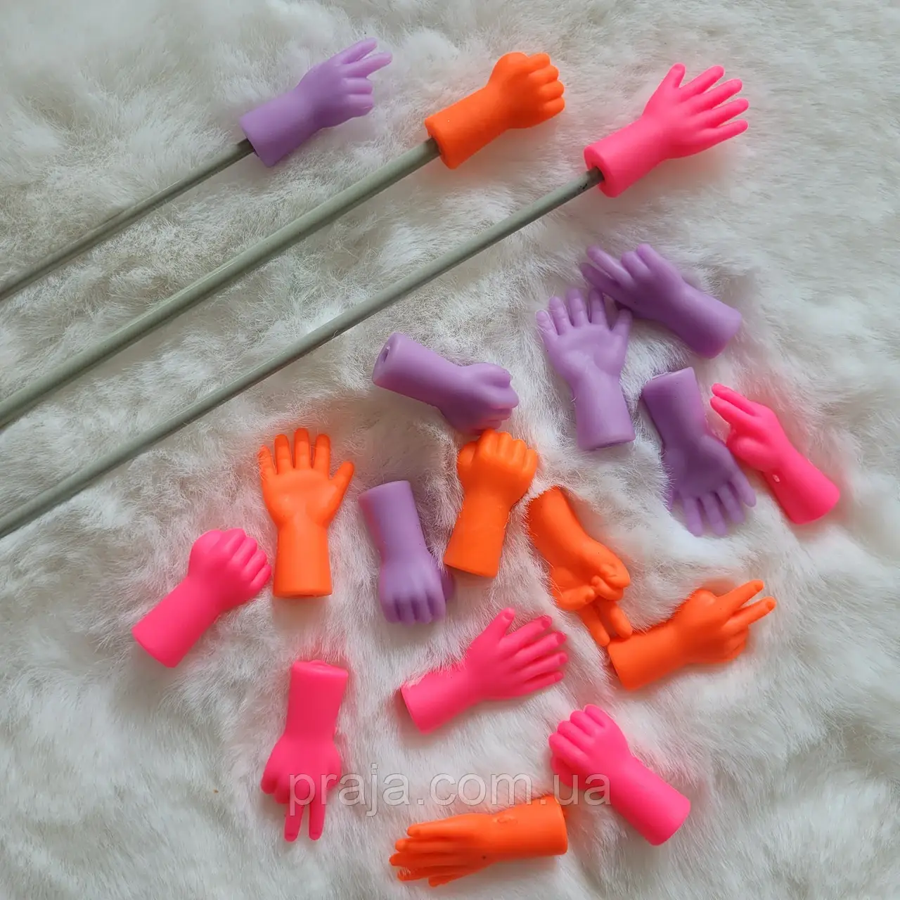 Заглушки силіконові на спиці маленьких розмірів, фото 1