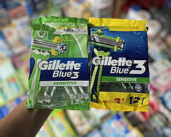 Станок Gillette Blue 3 Sensitive (12) одноразовий