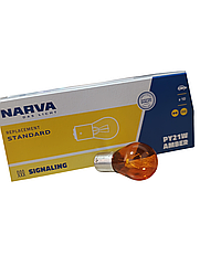 Галогенна лампа NARVA PY21W 12V AMBER