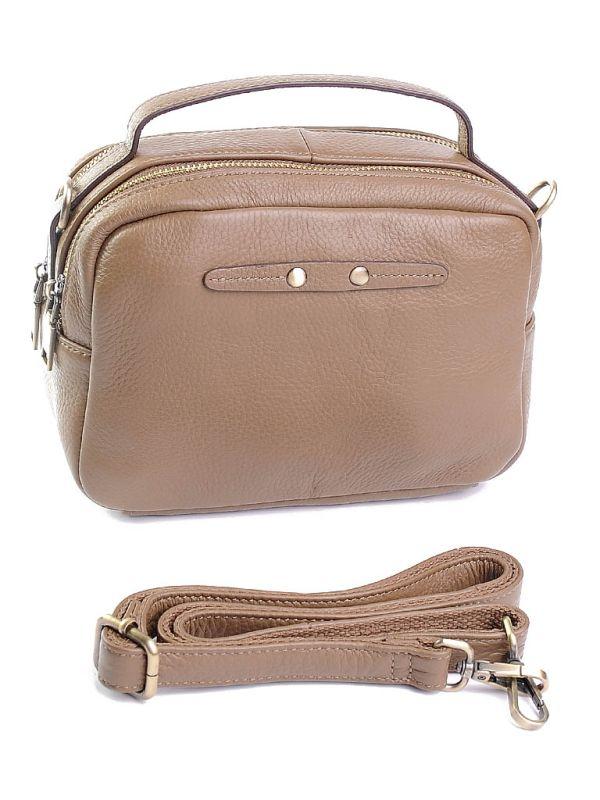 Жіноча шкіряна сумка 5019 Khaki.Купити жіночі сумки із натуральної шкіри trandbags.com.ua