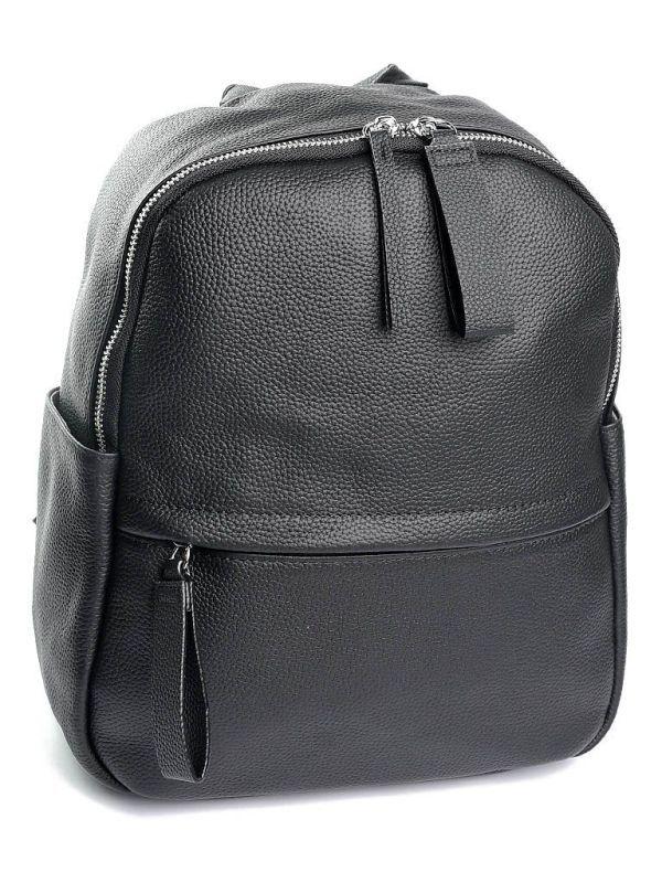 Жіночий шкіряний рюкзак 79711 Black.Купити Жіноча шкіряна сумка-рюкзак із натуральної шкіри trandbags.com.ua