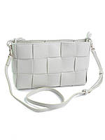 Жіноча шкіряна сумка 9606 White.Купити жіночі сумки із натуральної шкіри trandbags.com.ua, фото 3