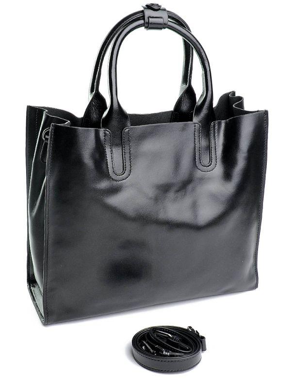 Cумка жіноча шкіряна 6609 Black.Купити сумки жіночі із натуральної шкіри гуртом/роздріб
