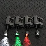 Ліхтар для шолома, Тактичний ліхтарик на шолом, Ліхтар на шолом каску MPLS Charge Чорний/Койот/Олива, фото 4