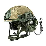 Тактичний ліхтар Charge-MPLS з кріпленням, Військовий налобний ліхтарик, Ліхтар FAST/MICH, фото 7