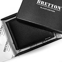 Чоловіче шкіряне портмоне BRETTON 163-33 black.Купити чоловічі гаманці trandbags.com.ua, фото 7