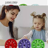 Дитяча розвиваюча іграшка Математичний сенсорний спінер ( гра спіннер множення та ділення ), фото 9