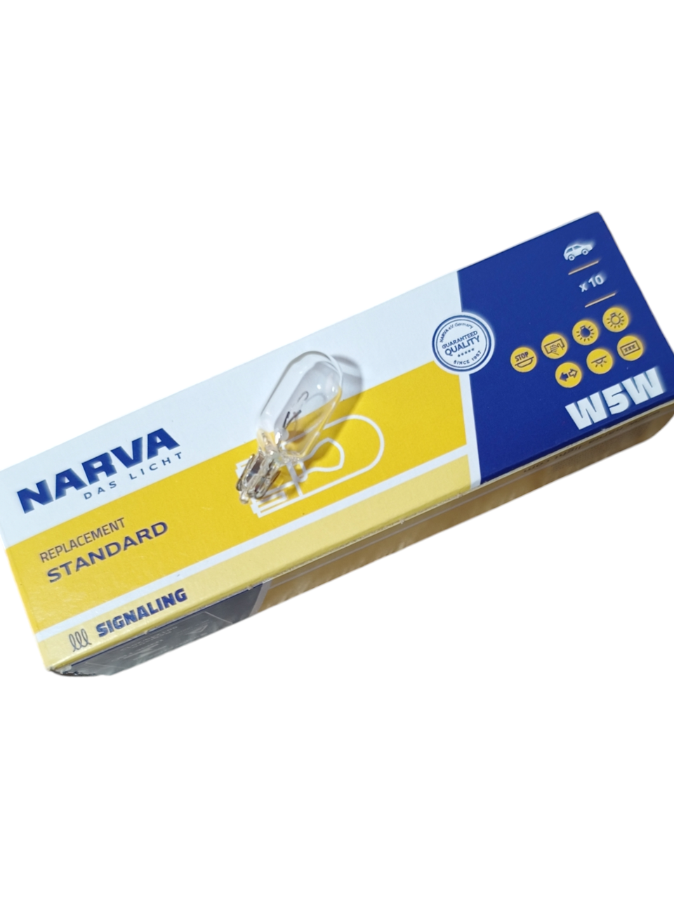Галогенна лампа NARVA W5W 12V, фото 1