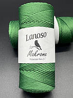 Пряжа Macrome Lanoso (1.5-2мм)-321 зелений