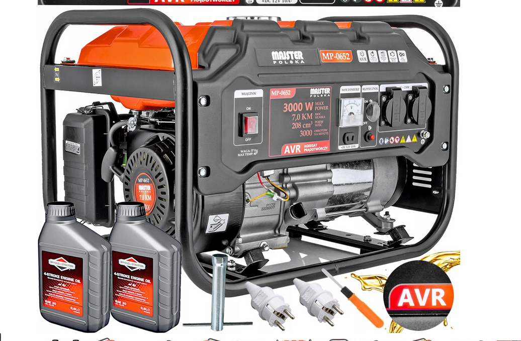 Електрогенератор MAJSTER Polska 3000W AVR 7KM 230V