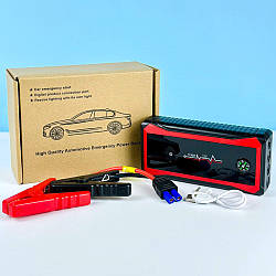 Автомобільний пуско-зарядний пристрій Бустер Jump Starter J17 |28000mAh, 2USB+1Type-C| Чорно-червоний 49634