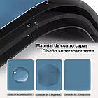 Суперпоглинальний килимок нековзний для сушіння посуду суперабсорбувальний 49*39 см Blue, фото 4