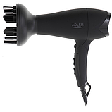 Фен - гумовий корпус - 2100Вт + дифузор Adler AD 2267, фото 2