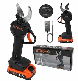 Акумуляторний електричний секатор Stromo ACP30 (20В 2А/г)