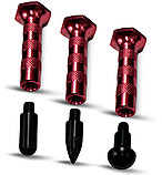 Пробійник універсальний з 9 насадками H-010 для будь-яких матеріалів, фото 3