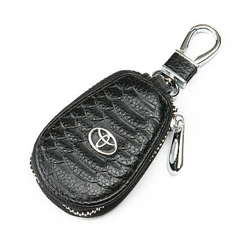 Ключниця Автошкіра F625 Toyota black Шкіряна ключниця гуртом і в роздріб Одеса 7км