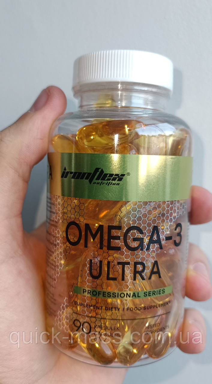 Омега-3 IronFlex Omega 3 Ultra 90caps