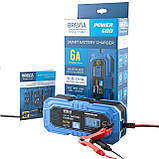 Зарядний пристрій для автомобільних акумуляторів Brevia 20600EP, фото 3
