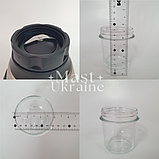 Блендер Zepline 2в1 з кавомолкою, 2000 Вт, настільний стаціонарний подрібнювач з 5 швидкостями, зі скляною чашею ZP-004, фото 9