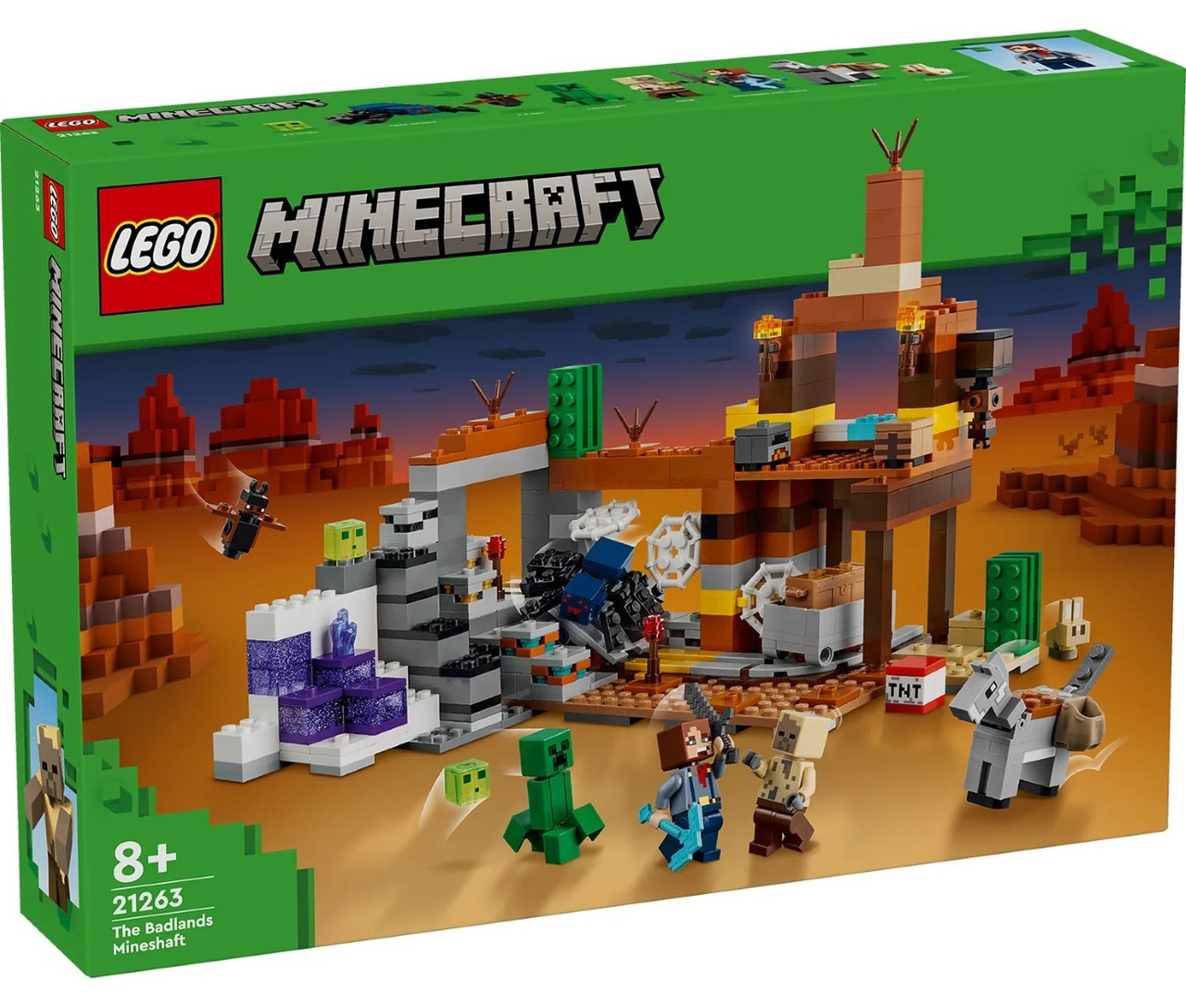 LEGO Конструктор Minecraft Покинута шахта у безплідних землях