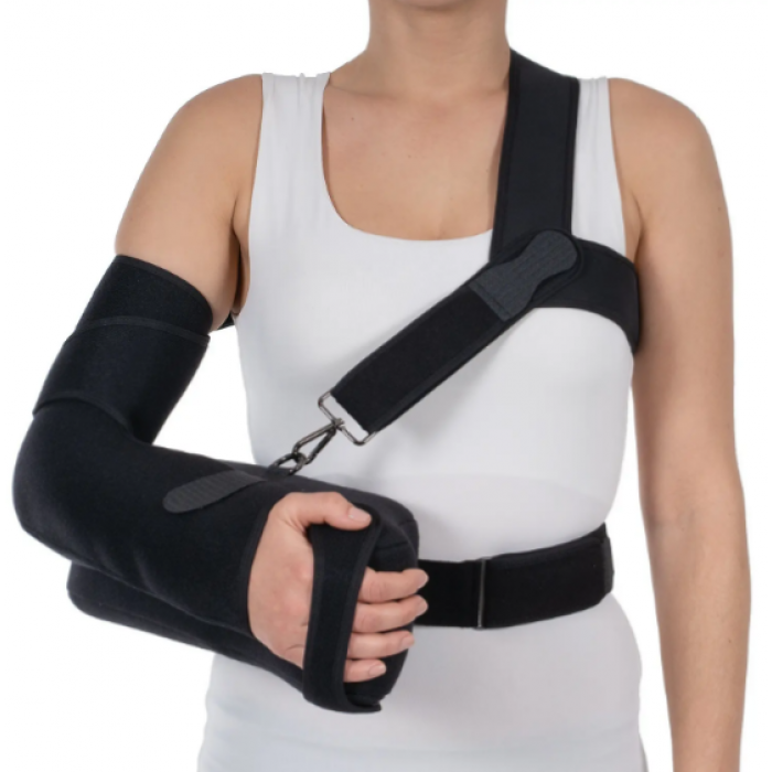 Бандаж для плеча з відвідною подушкою 30 градусів Косинковий бандаж W212 Універсальний Wingmed, фото 1