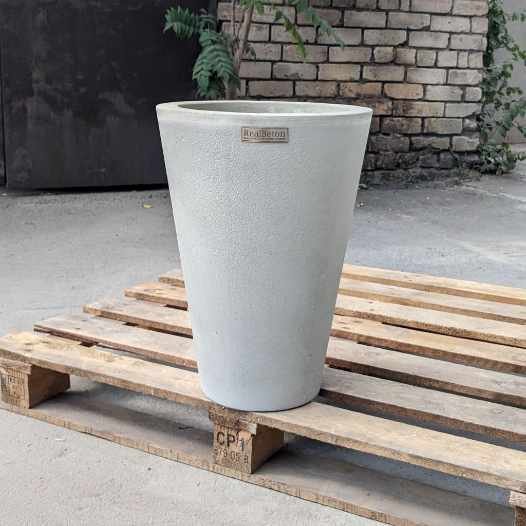 Вазон бетонний - Мілана В500мм х Д360мм сірий, фото 1