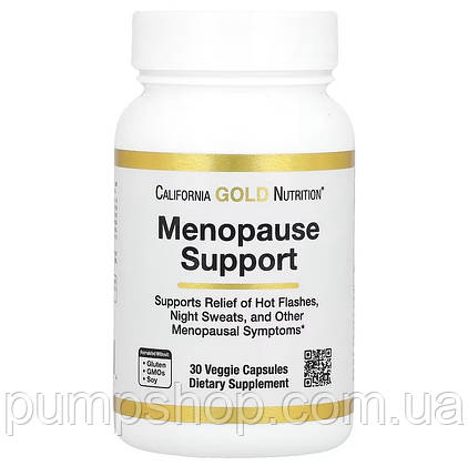 Комплекс для підтримки під час менопаузи California Gold Nutrition Menopause Support 30 капс., фото 1