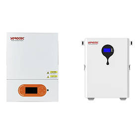 Комплект резервного живлення Sorotec REVO VM II PRO 3.5kW/24V Wi-Fi з АКБ LiFePO4 25.6V/200Ah 5120Wh