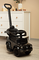 Машинка для катання Caretero (Toyz) Mercedes G350 D з батьківською ручкою Black