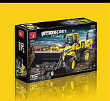 Конструктор дитячий Бульдозер на дистанційному управлінні на 1608 деталей, фото 3