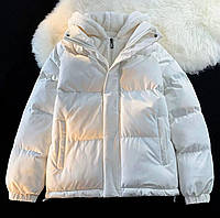 Жіноча зимова куртка з хутряним капюшоном і фіксаторами внизу Арт. 4083/1