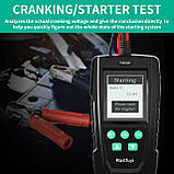 Аналізатор тестор АКБ Mastfuyi FY8912B 12 V / 24 V Car Battery, фото 2