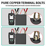 Аналізатор тестор АКБ Mastfuyi FY8912B 12 V / 24 V Car Battery, фото 8