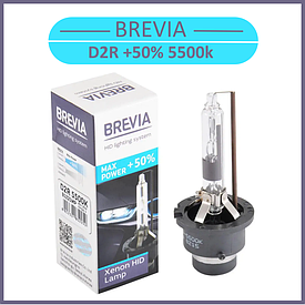 Автомобільна ксенонова лампа D2R +50% 85v 35w 5500k "BREVIA" 1шт